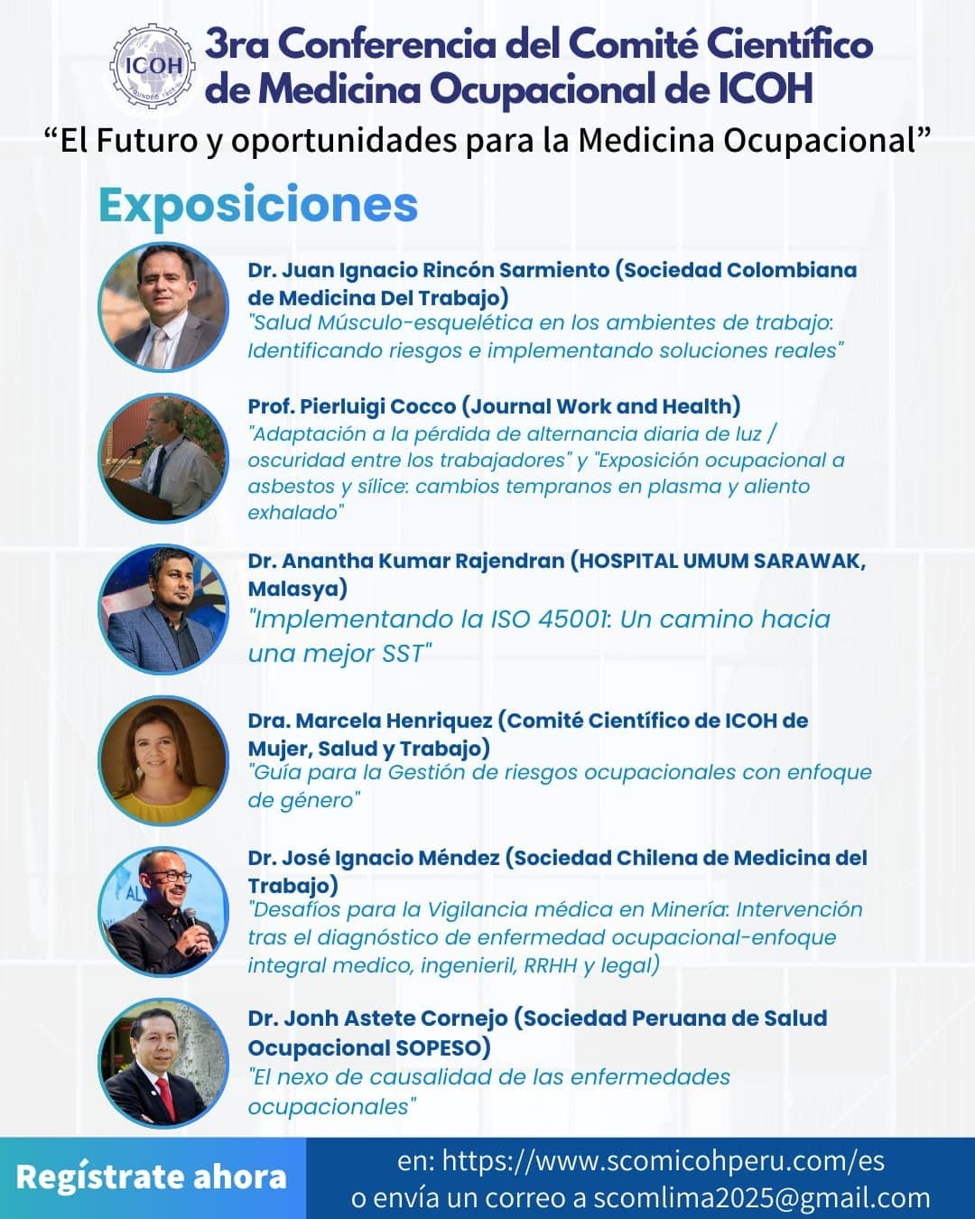 Conferencia ICOH - poster cientifico